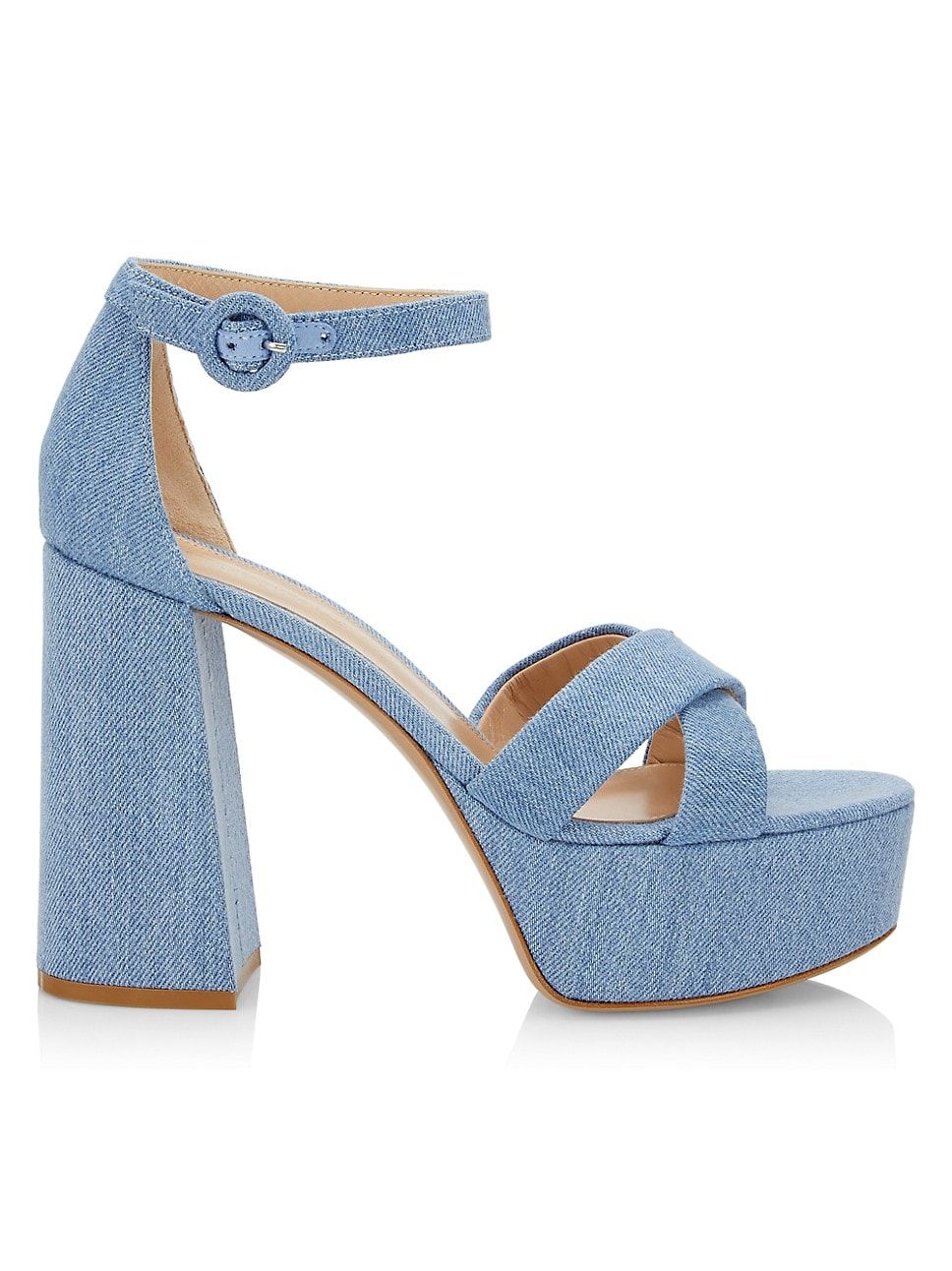 Sheridan Denim Platform Sandals | Saks Fifth Avenue