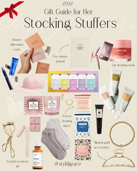 Stocking stuffers for her 

Gifts for her, gifts for best friend, gifts for teacher, gifts for sister, gifts for her under $100, gifts for her under $50 

#LTKSeasonal #LTKHoliday #LTKGiftGuide