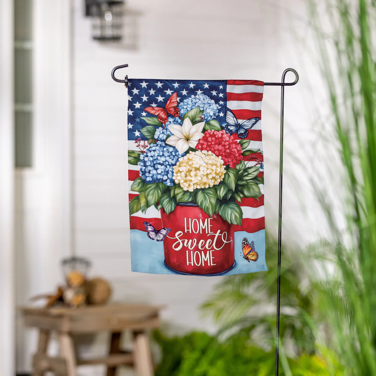 Suede Garden Flag | My Evergreen
