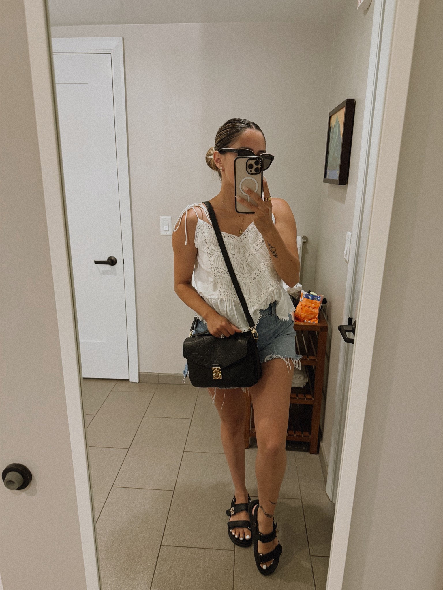 Capsule summer wardrobe. Love the tie detail on this top. It’s so versatile! Also these shorts are a fav. 

Summer wardrobe, vacation outfit, shorts, capsule wardrobe, Abercrombie, fashion, sandals

#LTKSaleAlert #LTKTravel #LTKSummerEdit