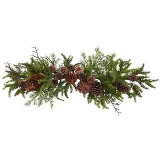 30" Green Pine & Pinecone Swag | Michaels | Michaels Stores