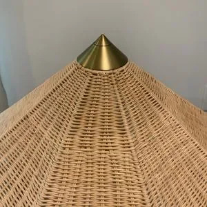 Threshold Studio McGee Large Floor lamp rattan wicker lamp shade only | Poshmark