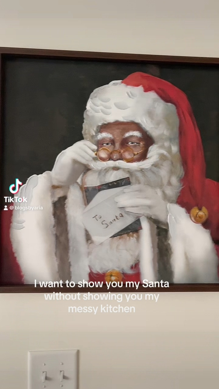 Obsessed with this beautiful Santa art 🎅🏽♥️

#LTKhome #LTKHoliday #LTKsalealert