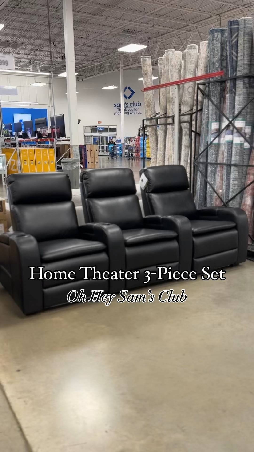 Home theater deals seating sam's club