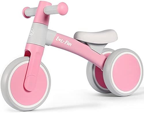 LOL-FUN Baby Balance Bike 1 Year Old Toy, Baby First Bike Birthday Gifts, Baby Girls Toys 12-18 Mont | Amazon (US)