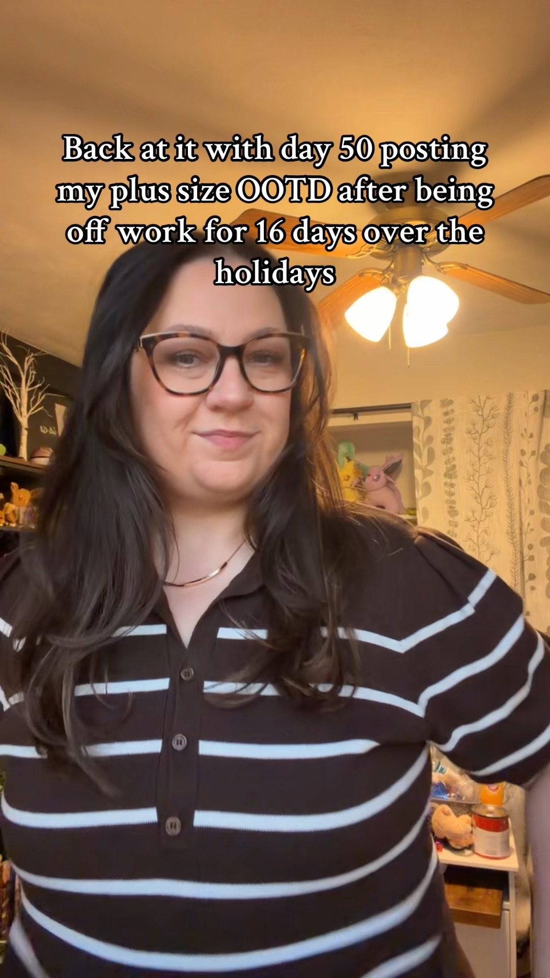 Day 50 😵‍💫✨
Back to work after 16 days off… what is even getting dressed??
Comfy work fit linked via my 🔗 in LTK 🤍

#LTKootd #LTKWorkwear #LTKPlusSize