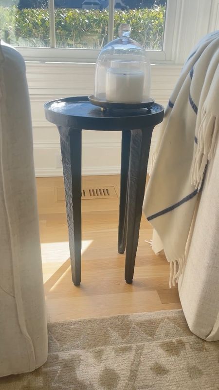 Perfect side table to sit between 2 living room chairs!

#LTKhome #LTKstyletip