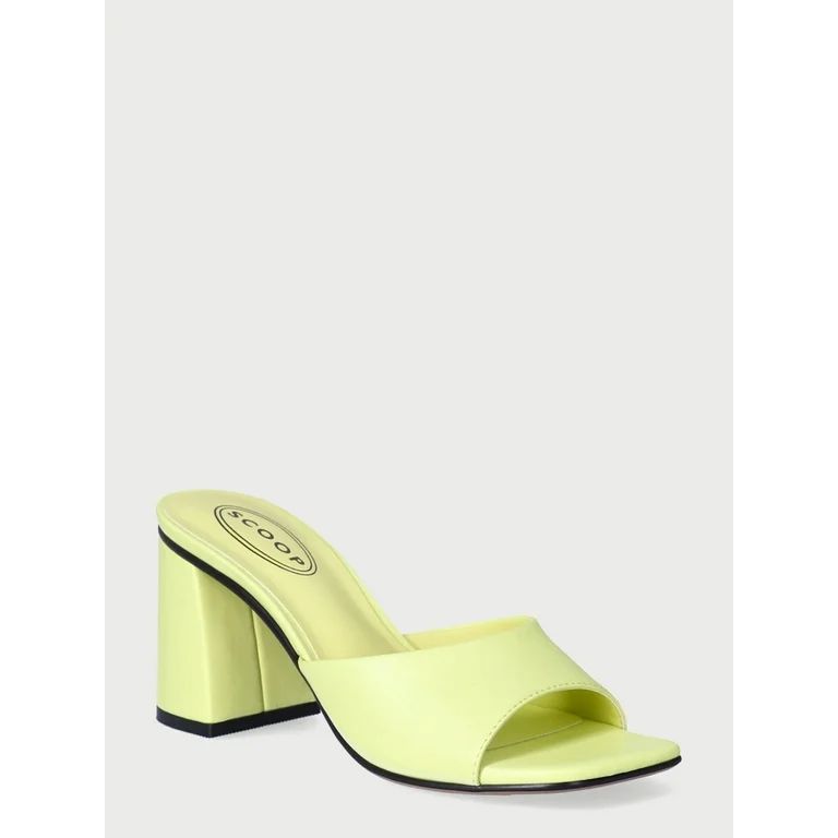 Scoop Women's Block Heel Mule Sandals | Walmart (US)