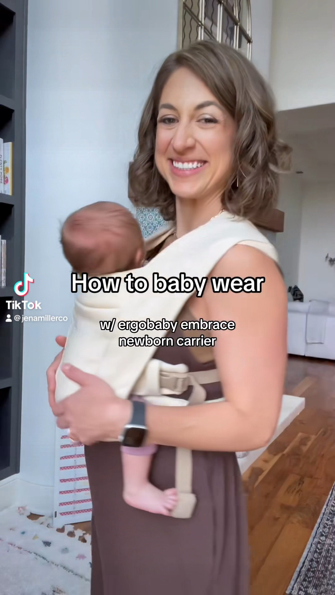 How to use the Ergobaby Embrace for a Newborn baby 