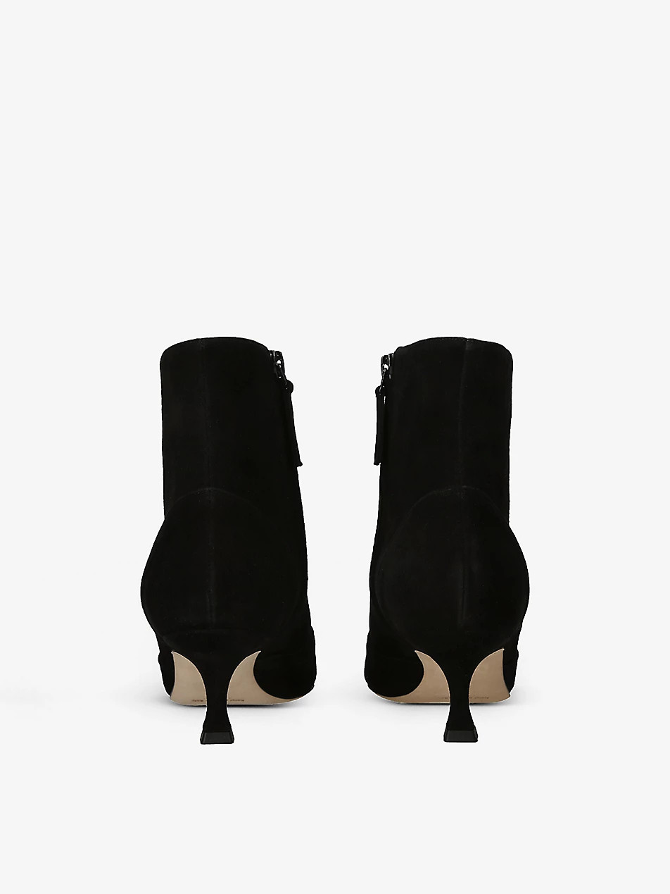 Baylow 50 buckle-embellished suede ankle boots | Selfridges