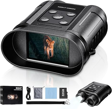 Gifts for Men and Teen Boys,Night Vision Goggles,Night Vision Binoculars,32GB Card Included, Phot... | Amazon (US)