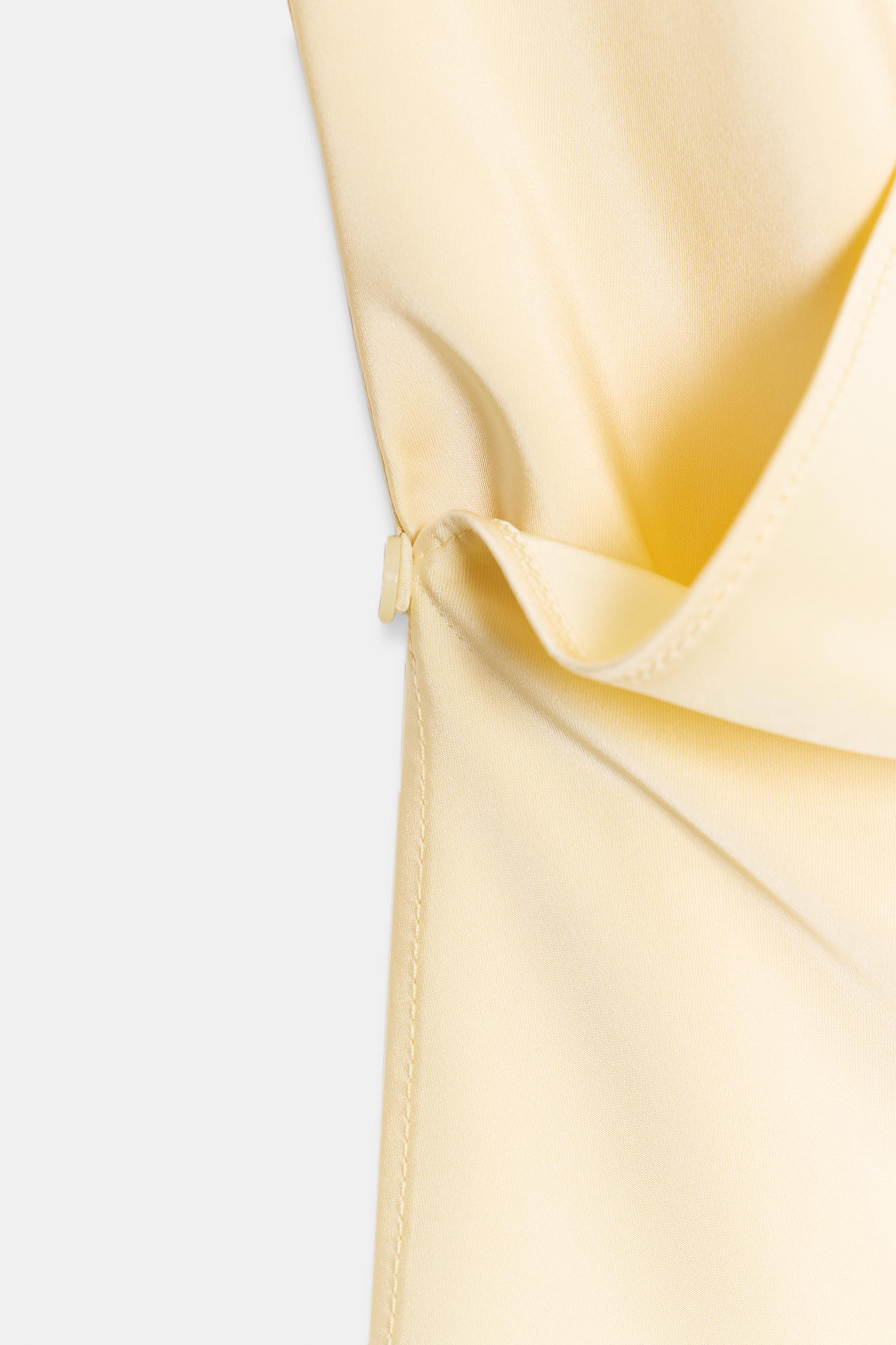 SATIN HALTER TOP | Zara UK