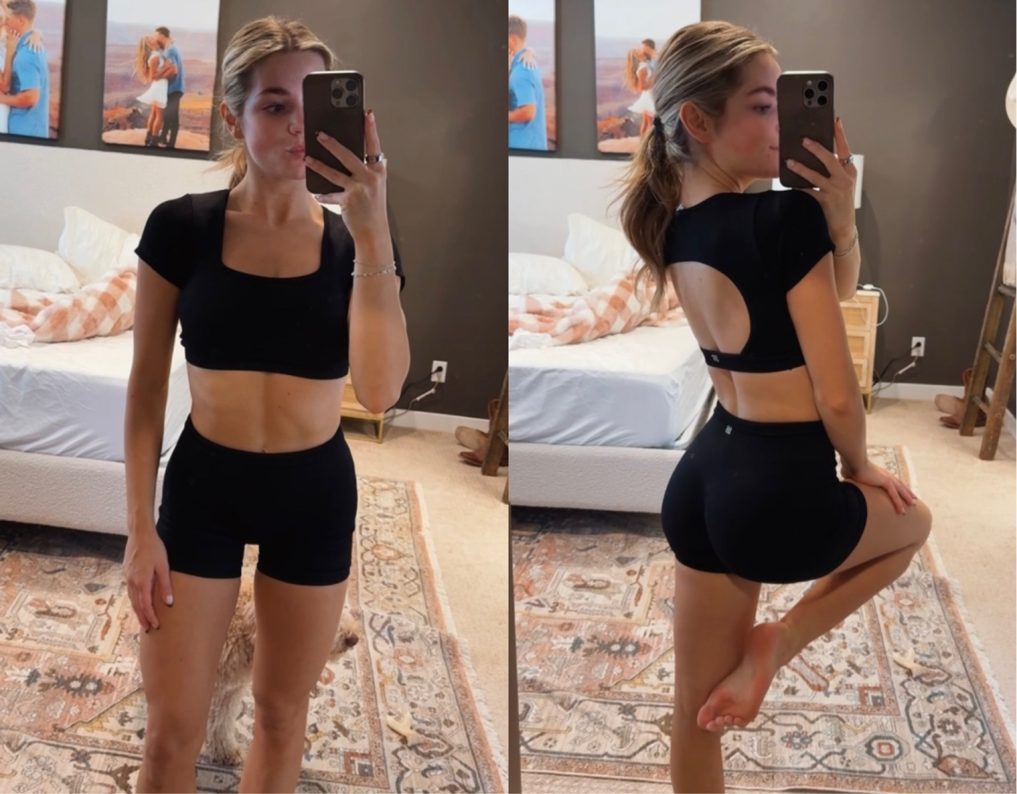 workout fit check 🖤 #amazonactivewear #womensworkoutclothes amazon active wear womens workout clothes two piece athletic set affordable fashion 

#LTKfitness #LTKGiftGuide #LTKstyletip