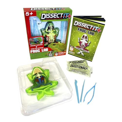 Dissect-It Upgraded Frog Dissection Toy Kit, Lab Experience Simulation Toys, STEM Toys for Animal Science, Anatomy, and Home Learning | Amazon (US)