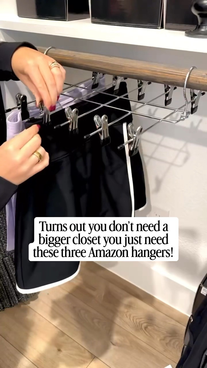 My fav Amz closet organization finds!! Saves me so much space! 

#LTKHome #LTKmomlife #LTKOver40