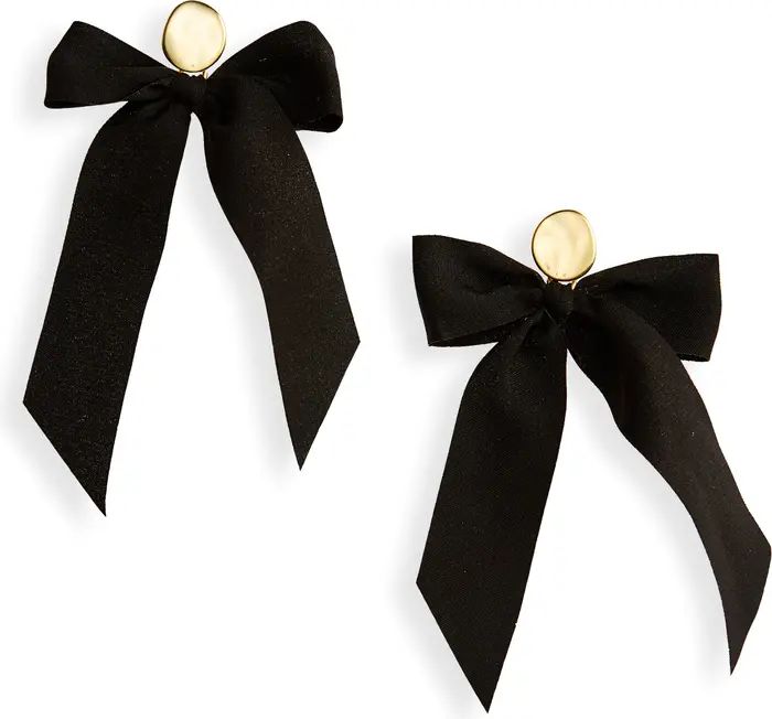 Satin Bow Statement Earrings | Nordstrom