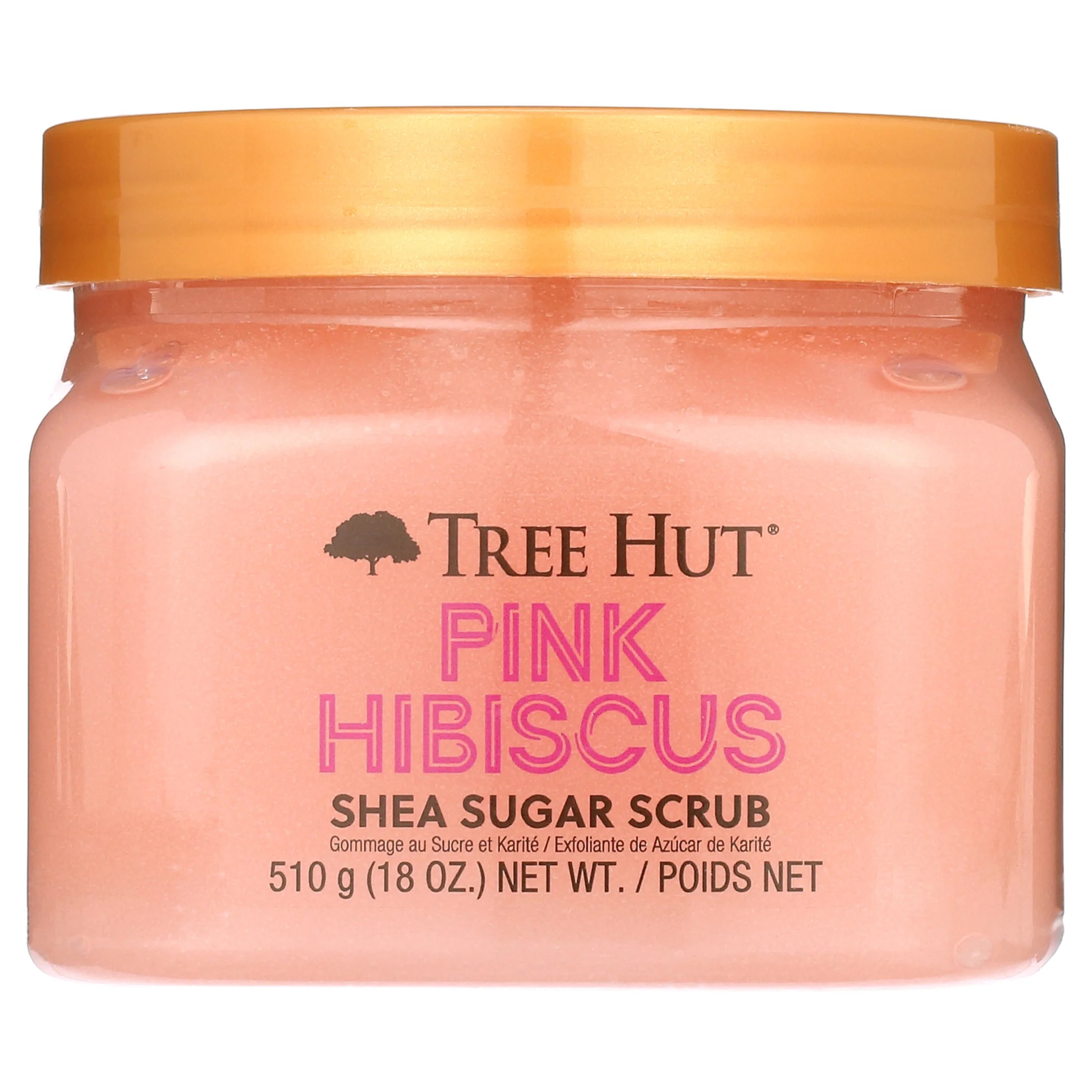 Tree Hut Body Scrub, Shea Sugar Hydrating Exfoliator for Softer, Smoother Skin, Pink Hibiscus, 18... | Walmart (US)