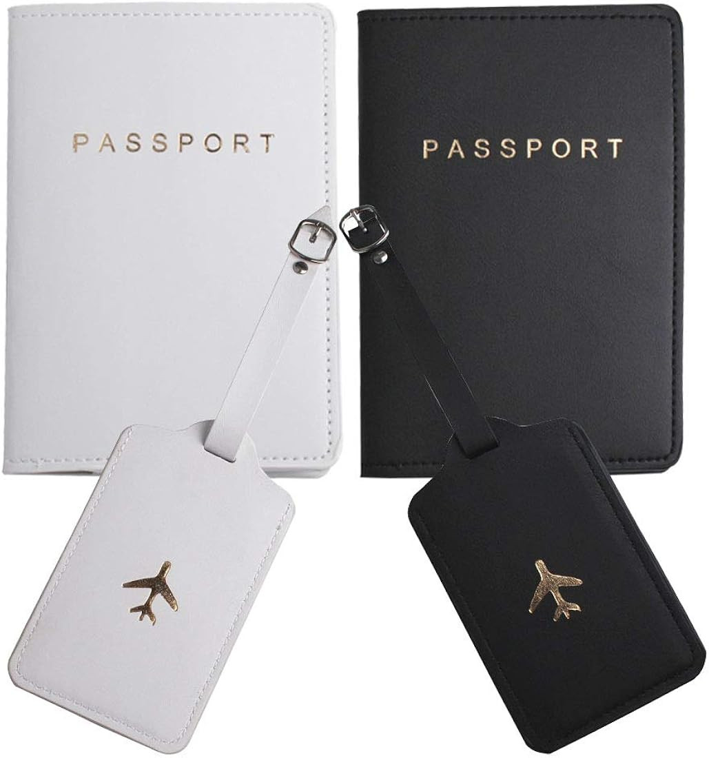 Snogisa Passport Wallets Travel Holder Set,Honeymoon gift, Slim Passport Case Covers and Organize... | Amazon (US)