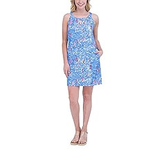 Stella Parker Women's Sleeveless UPF 50 Dress Halter Neck Keyhole Sun Protection | Amazon (US)