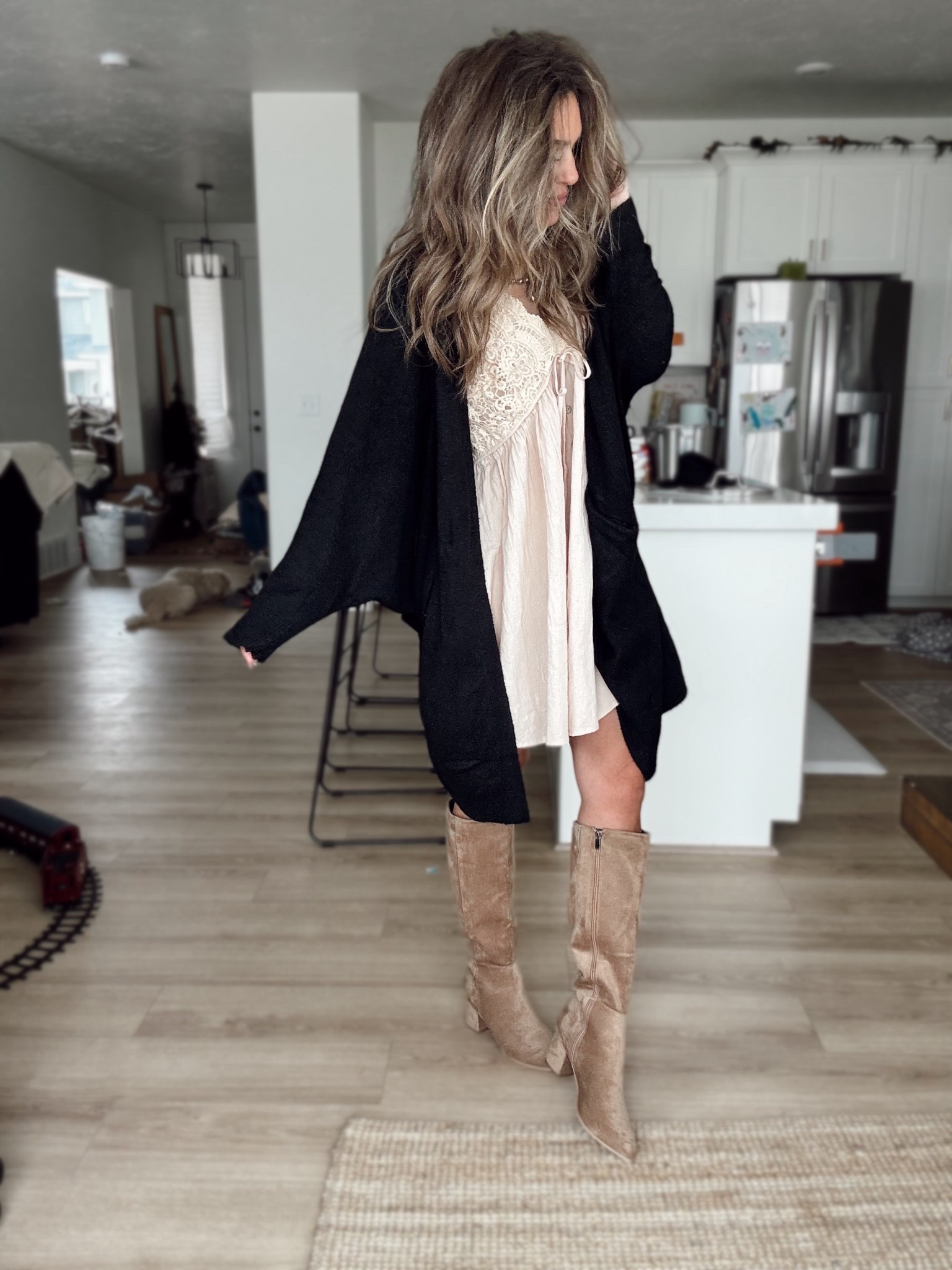 A blanket cardigan from Cupshe?? Yes please! Use code BBS15 for 15% off on orders $70+!!! @cupshe 

#LTKootd #LTKHoliday #LTKSeasonal