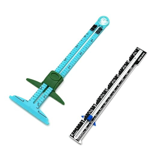 Sewing Gauge Sewing Measuring Tool, 5-in-1 Sliding Gauge Measuring Sewing Ruler | Amazon (US)