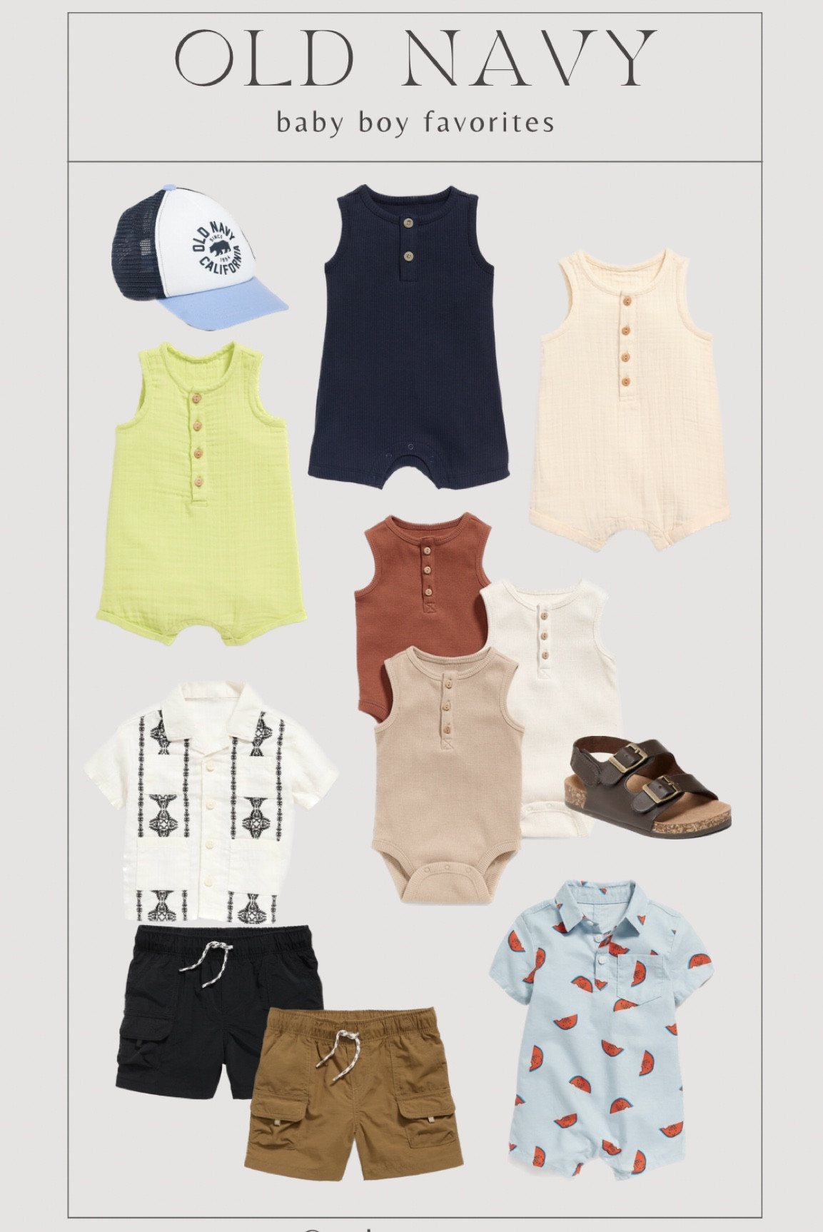 Old Navy baby boy favorites - major lot on sale currently too!

#LTKsalealert #LTKbaby #LTKunder50