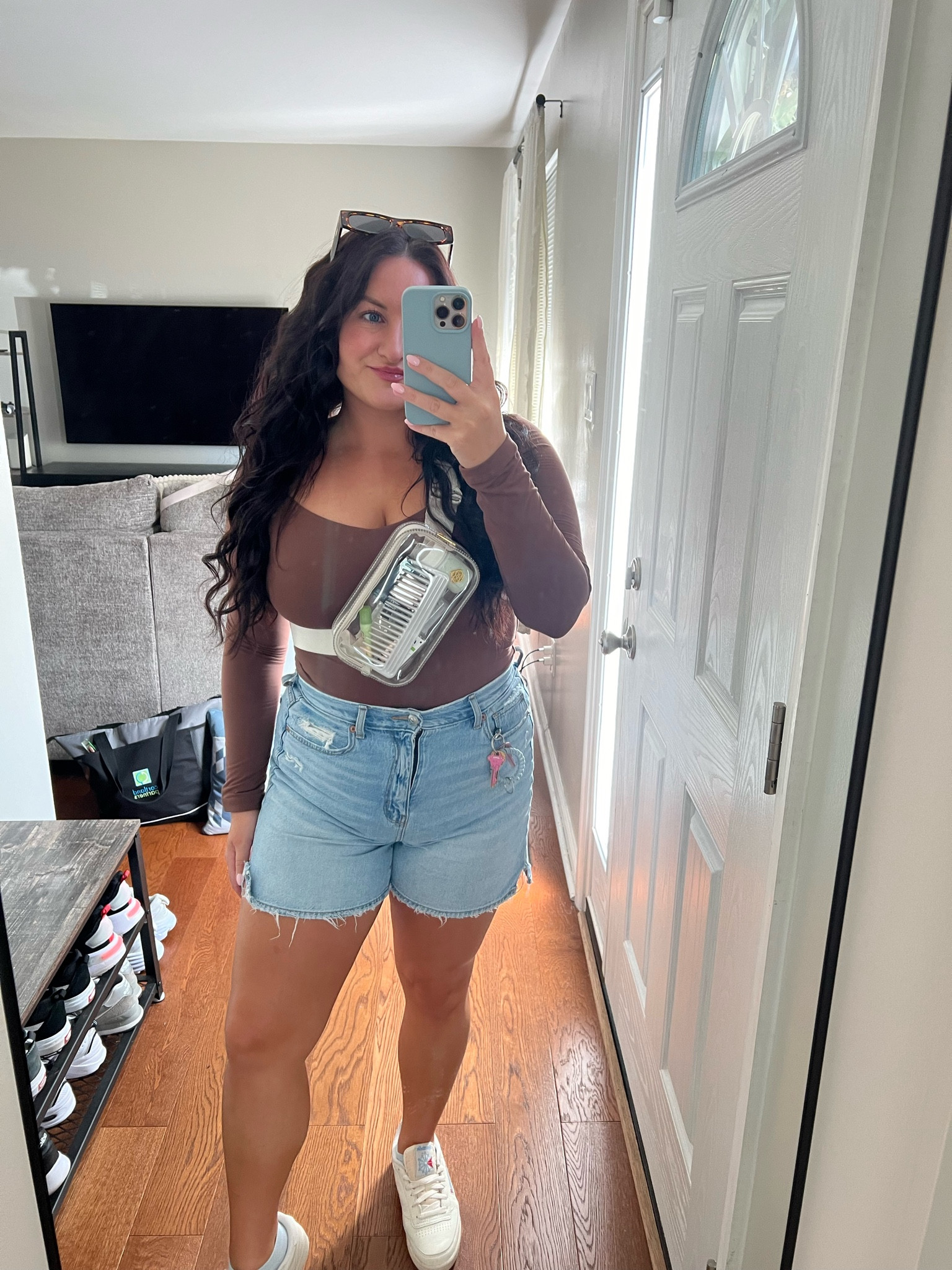 Bodysuit | M
Shorts | 12
Shoes | tts

#LTKStyleTip #LTKMidsize