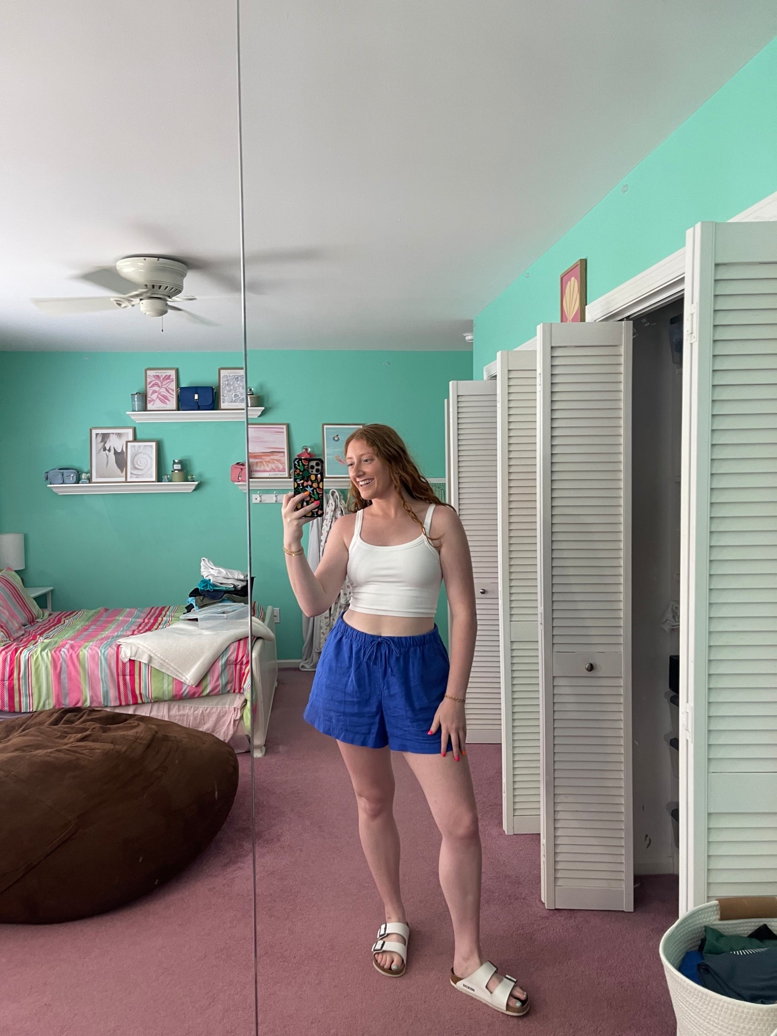 Fifth of july party look❤️💙 Cute and comfortable - I wear size large bottom, medium top 

#LTKMidsize #LTKSeasonal #LTKStyleTip