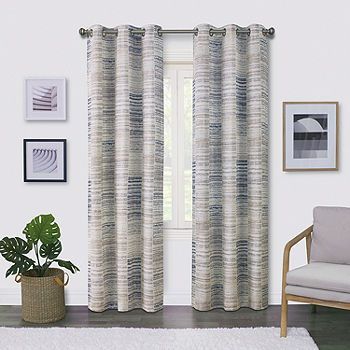 Regal Home Surfaces Tiles Light-Filtering Grommet Top Single Curtain Panel | JCPenney