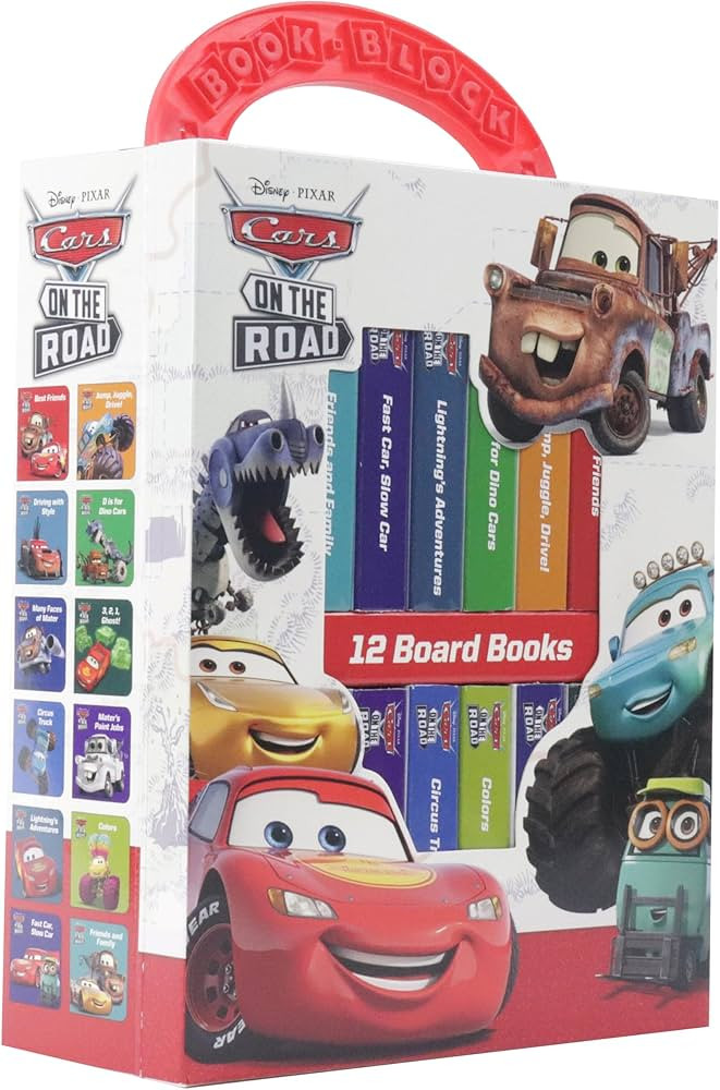 Disney Pixar Cars Lightning McQueen, Mater, and More! - My First Library Board Book Block 12-Book... | Amazon (US)