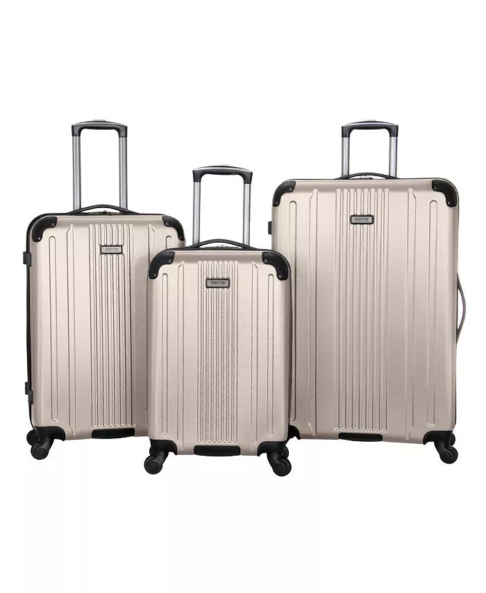 Kenneth Cole Reaction South Street 3-Pc. Hardside Luggage Set, Created for Macy's & Reviews - Lug... | Macys (US)