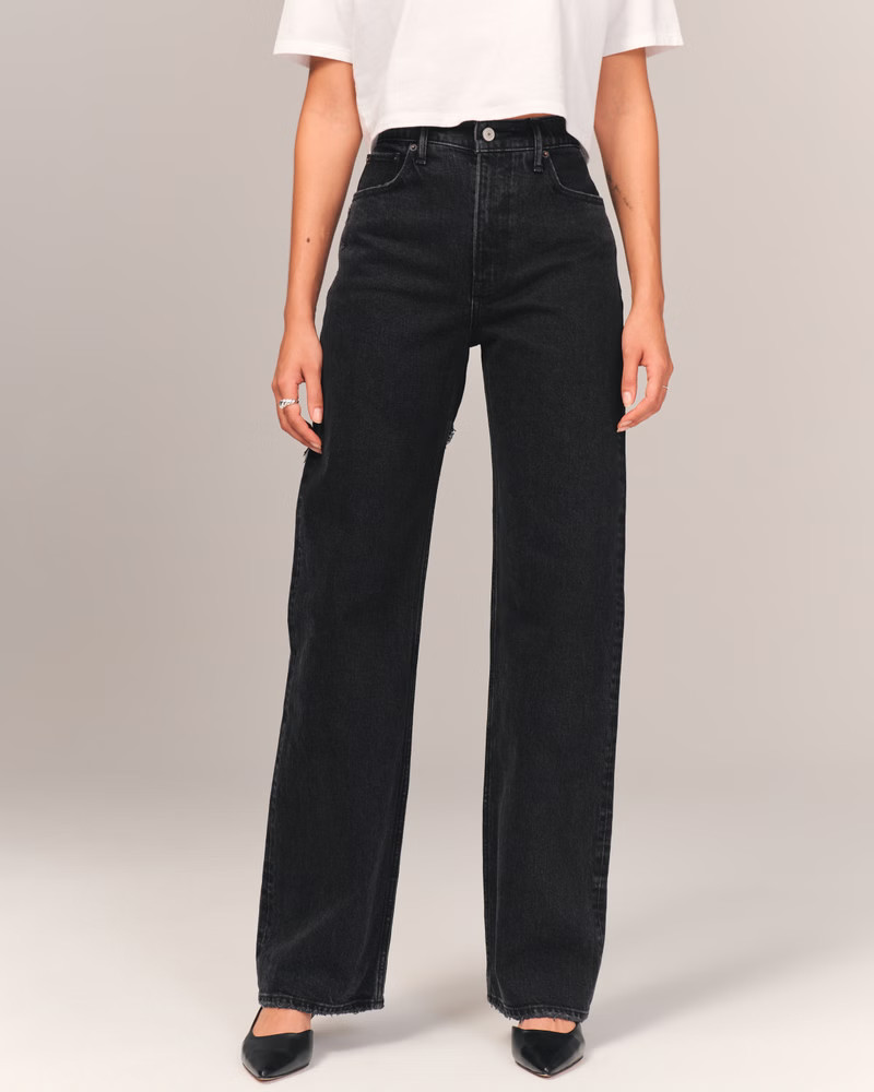 High Rise 90s Relaxed Jean | Abercrombie & Fitch (US)