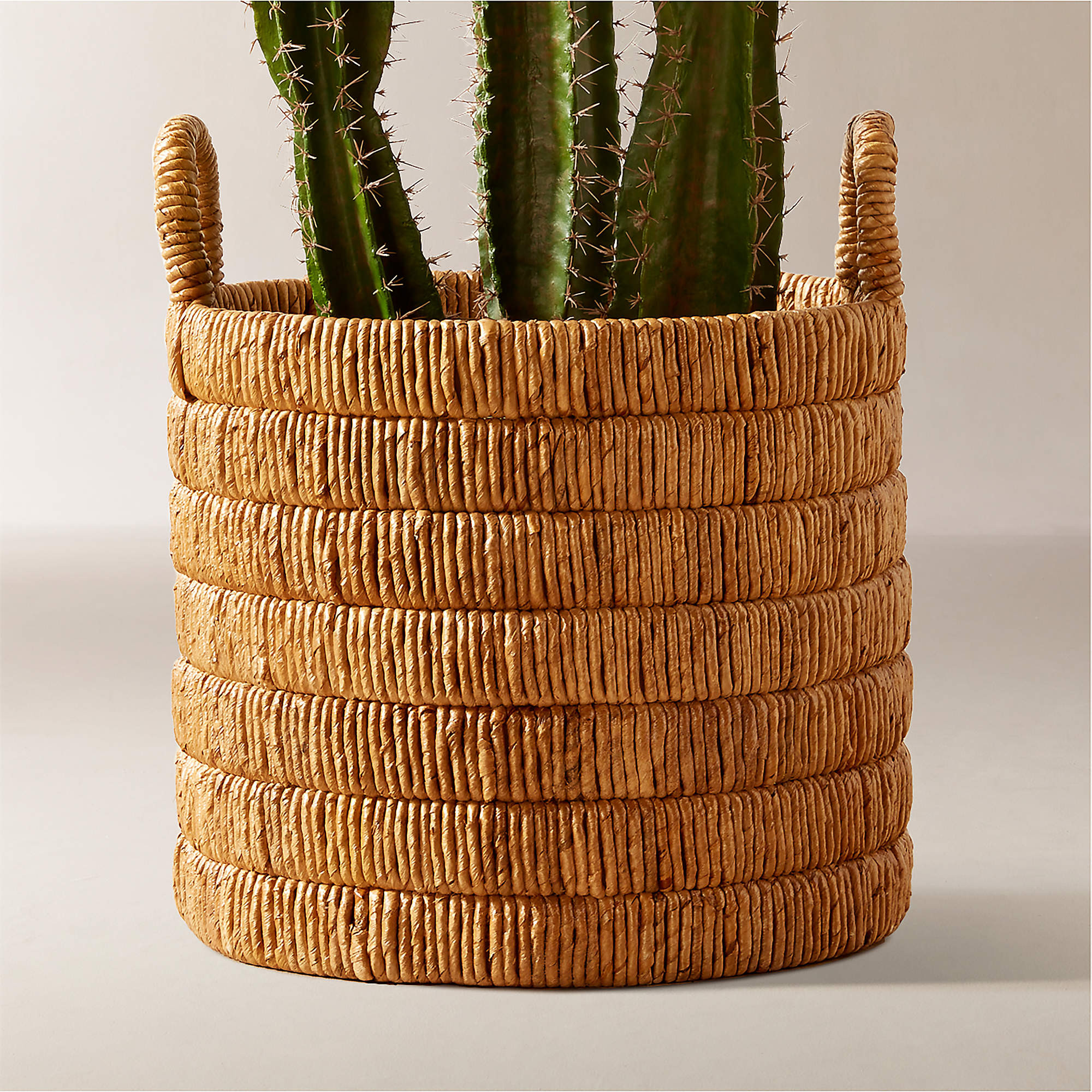 Milos Modern Handwoven Decorative Storage Basket XL + Reviews | CB2 | CB2