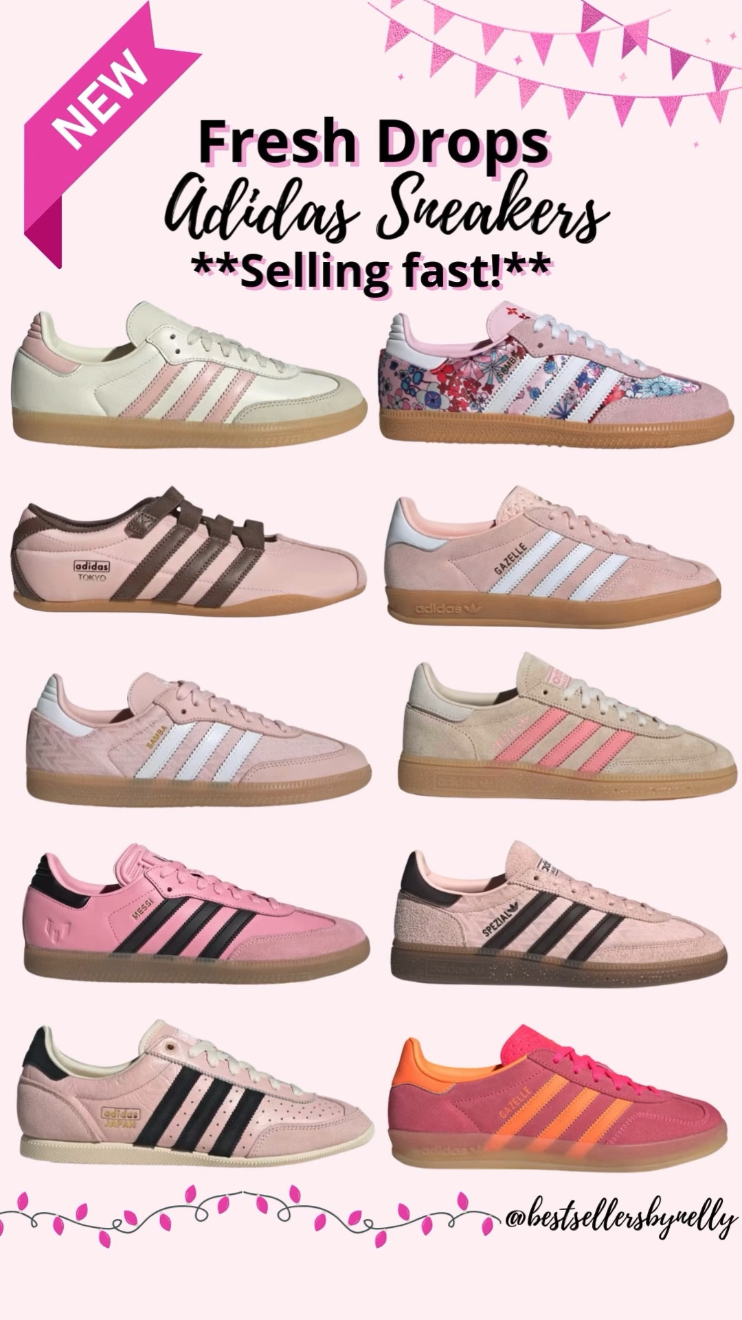 Okay but why are pink @adidas  having a MOMENT right now 😍 #spring

These are the kind of sneakers that instantly make a simple outfit look styled without trying👏

Save this post so you can come back when your size restocks ✨



pink adidas sneakers
red adidas sneakers
adidas samba pink
adidas gazelle red
adidas spezial sneakers
trendy adidas sneakers
gum sole adidas
spring sneakers women
everyday sneakers women
casual outfit sneakers
cute sneakers women
retro adidas sneakers
fashion sneakers 2026
street style sneakers
comfortable walking sneakers
adidas originals women
pink sneakers outfit
red sneakers outfit
neutral outfit pop shoes
ltk sneaker finds
ltk adidas sneakers
women’s fashion sneakers
stylish everyday shoes
trending sneakers right now
classic adidas sneakers
low profile sneakers
easy outfit sneakers
wardrobe staple sneakers
spring fashion shoes
casual chic sneakers
Spring sneakers 


#LTKActive #LTKfitnessgoals #LTKSpringSale