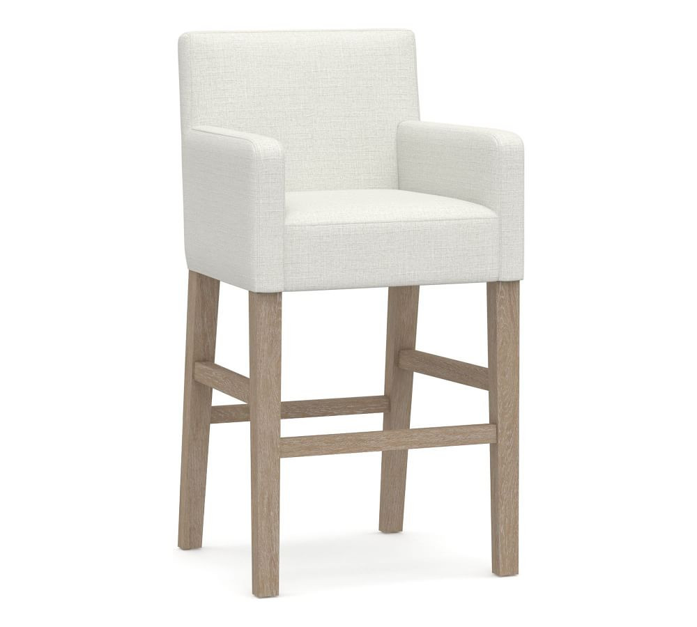 Classic Upholstered Bar &amp; Counter Stools | Pottery Barn (US)