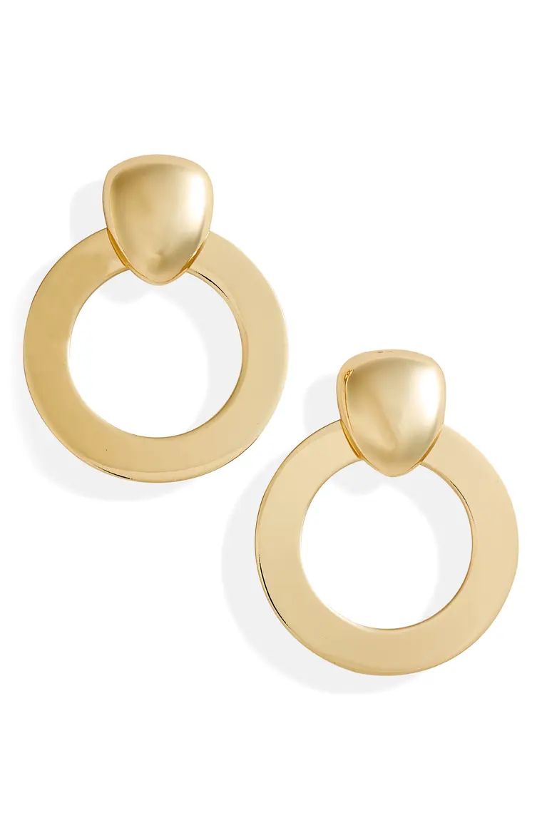 Modern Drop Hoop Earrings | Nordstrom