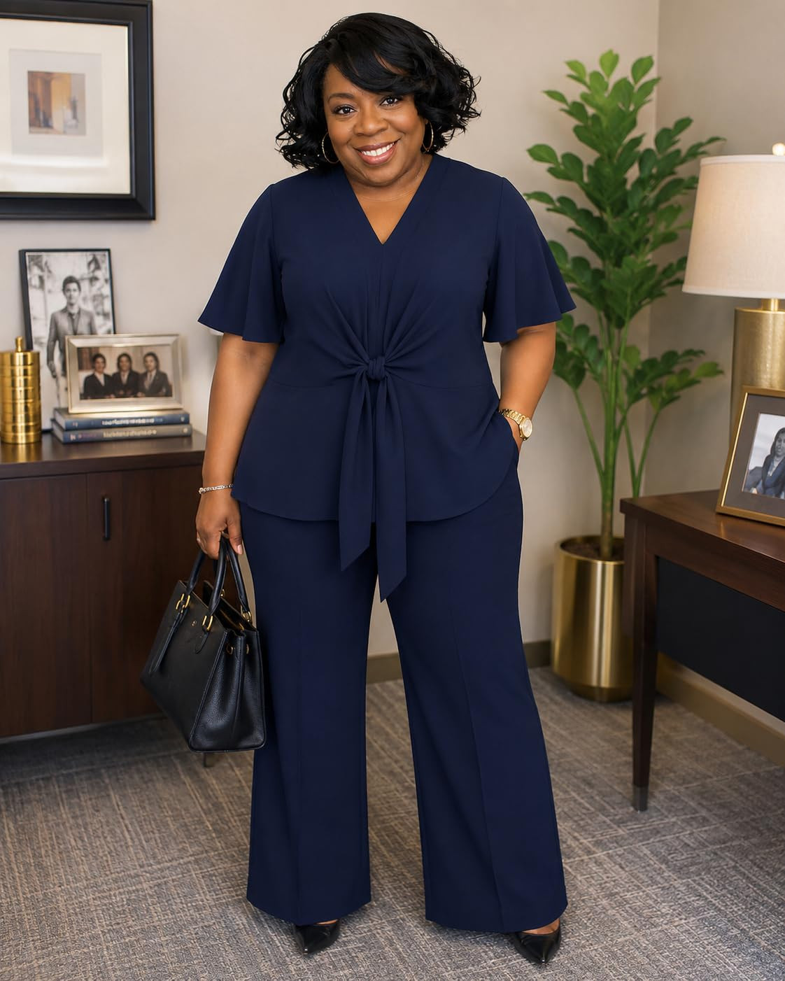 Texas summer heat work attire. Seasonless fabric and balanced silhouettes
 

 #LTKootd #LTKPlusSize #LTKWorkwear