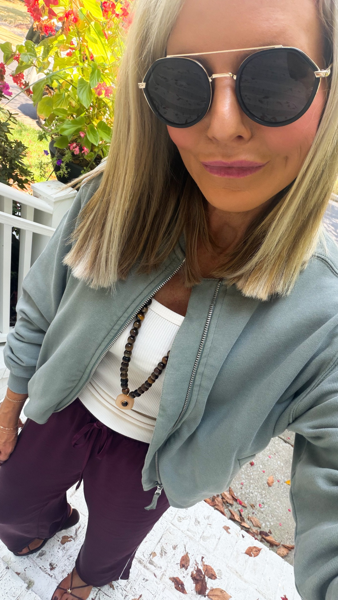 Love loft and on major sale! wearing XXS in jacket and pants •

#LTKootd #LTKdayinmylife #LTKSaleAlert