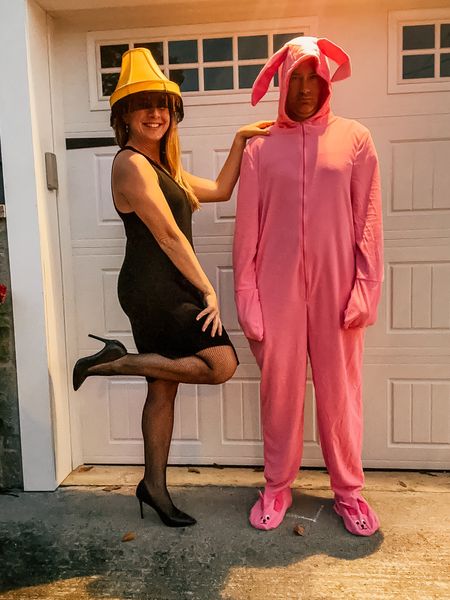 Our Christmas Story Halloween costumes that we made in <24 hours. 

I personally bought this lamp and got lucky because the lamp shade fit perfectly as a hat. I just paired it with a black dress and fishnets. 

And YES - this is a women’s costume size L for my husband. It was the only option that shipped in <24 hours lol

#halloween #couplescostumes #christmasstory

#LTKHoliday #LTKfamily #LTKHalloween