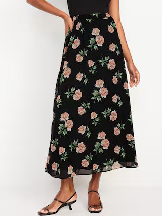 Chiffon Maxi Skirt | Old Navy (US)