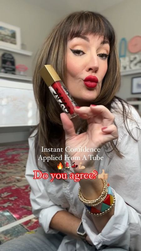 Gwen Stefani’s very own red liquid lipstick!💄 shade : original recipe 

#LTKbeauty #LTKfindsunder50 #LTKVideo
