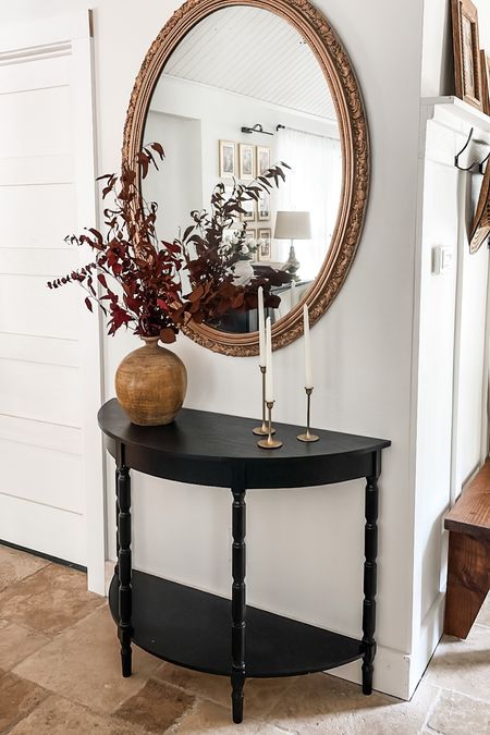 Simplify your entryway styling for a classic clean look. 

#LTKfamily #LTKSeasonal #LTKhome