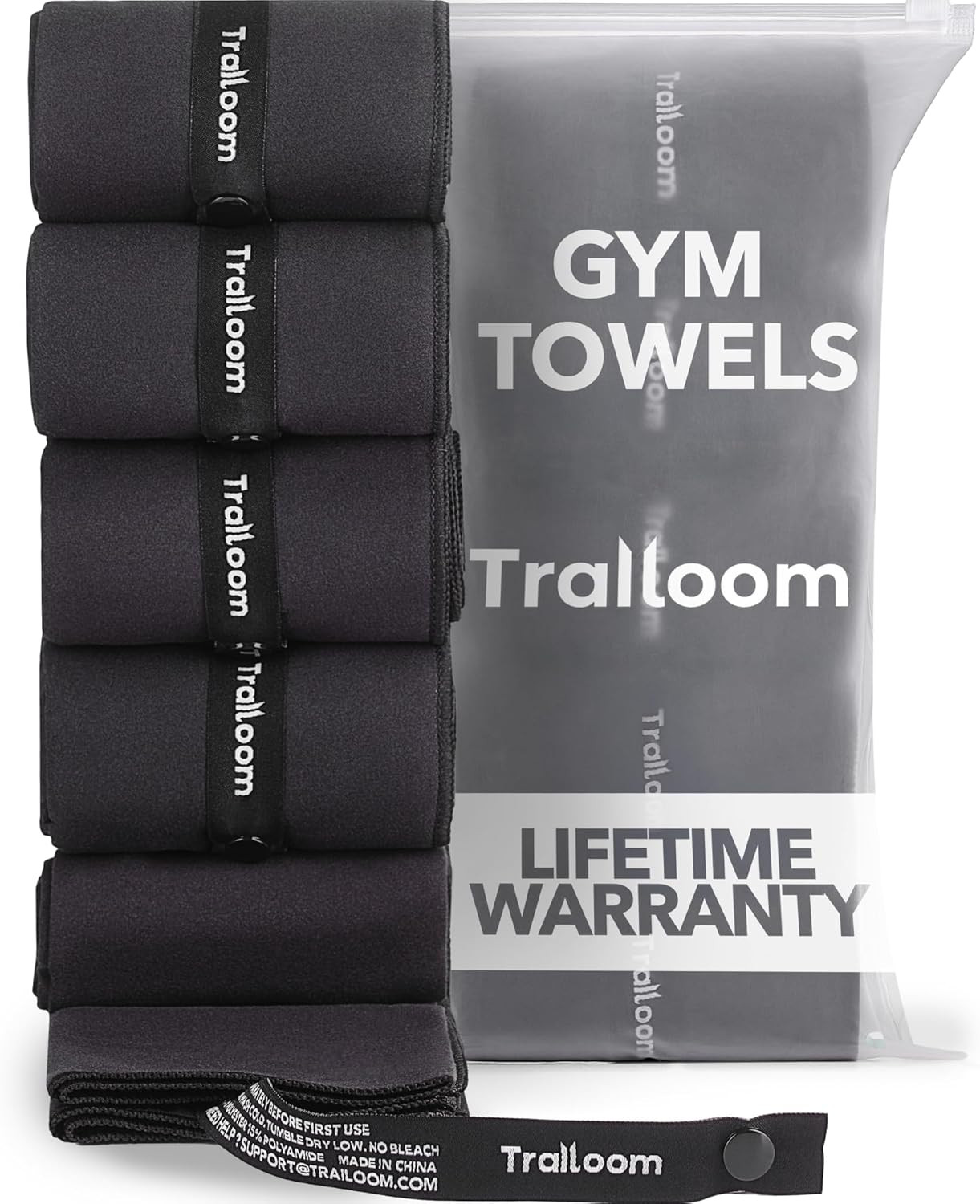 Microfiber Workout Towels - Quick Dry, Highly Absorbing, Odor-Free, for Men & Women - Gym Sweat S... | Amazon (US)