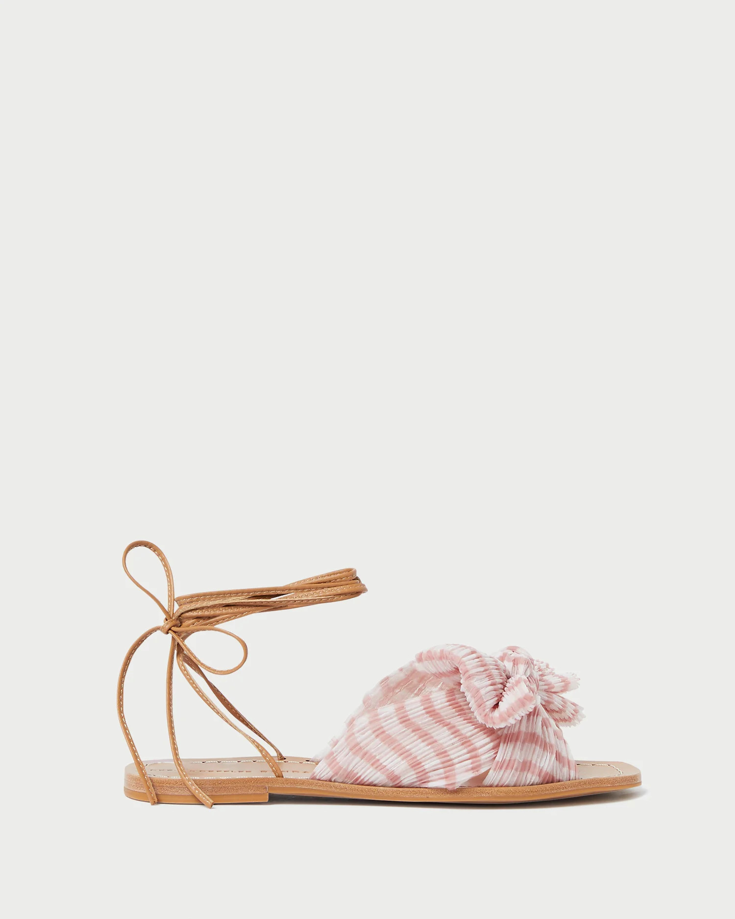 Peony Pink Gingham Bow Slide | Loeffler Randall