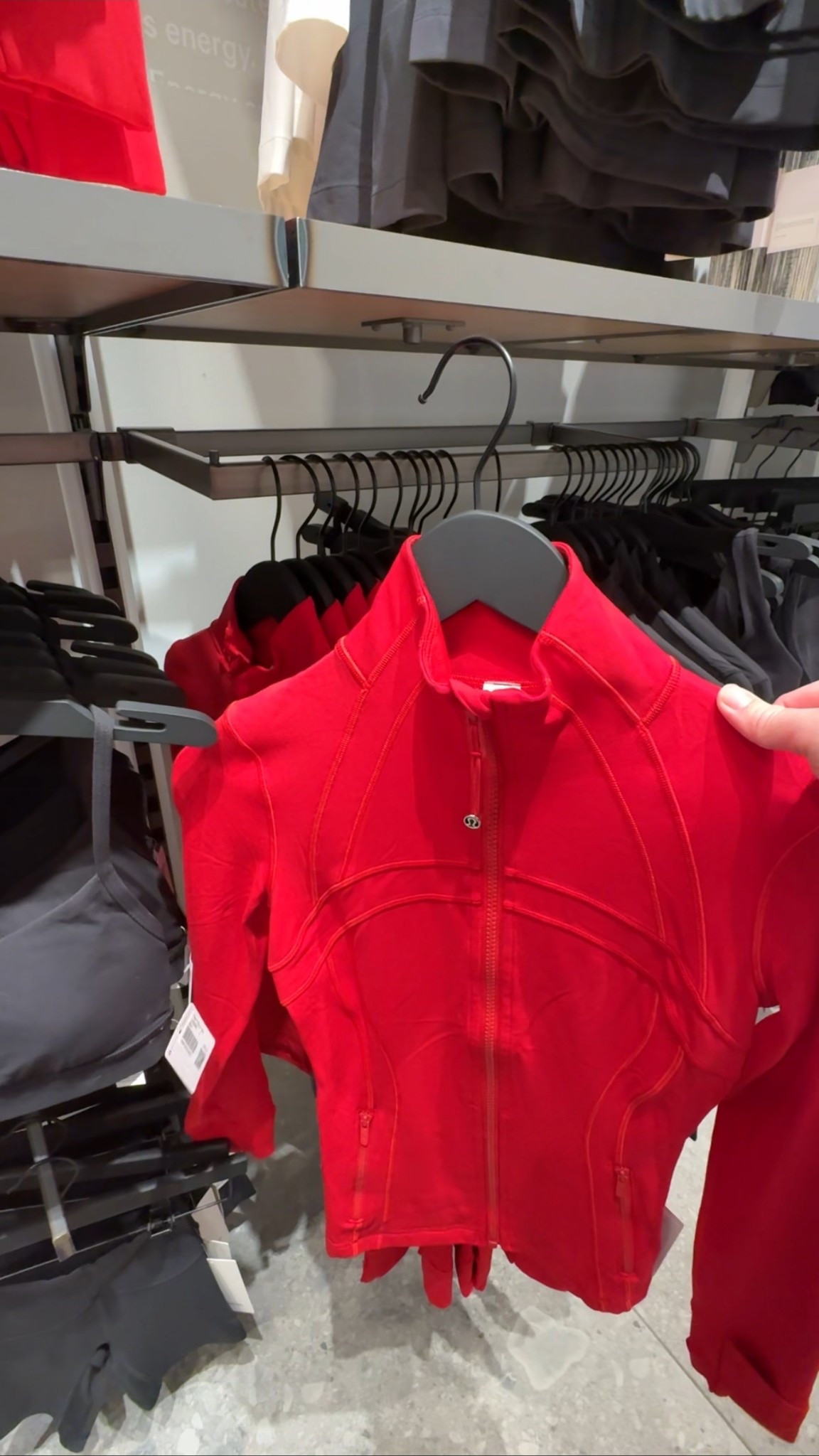 Oxford red define jacket 

#LTKootd #LTKActive #LTKValentine