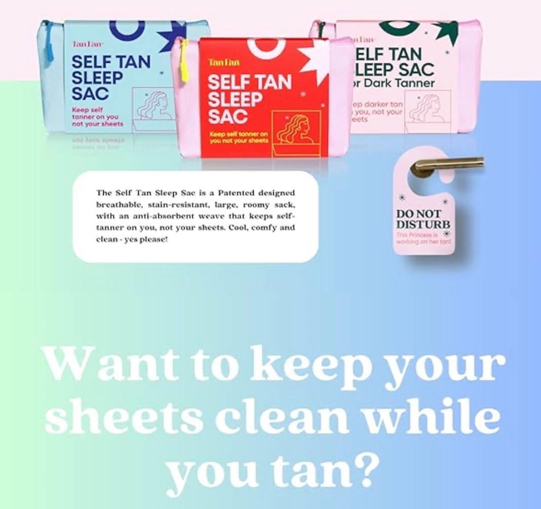 Self tan sleep sacs. They keep your sheets from getting self tanning lotion on them. 🧴 ☀️

#LTKBeauty #LTKTravel #LTKSwim