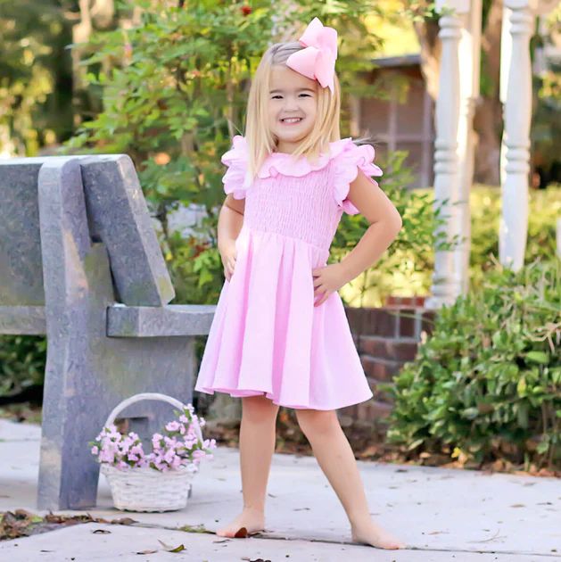 Pink Gingham Zoe Dress | Classic Whimsy