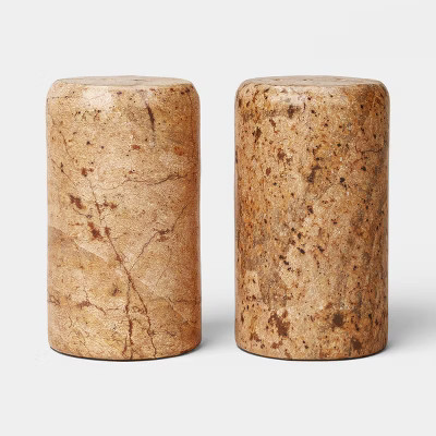 Salt and Pepper Shaker Set Marble - Threshold™ | Target