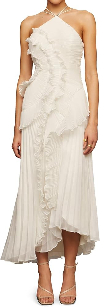 AMUR Women's Lorelie Halter Gown | Amazon (US)