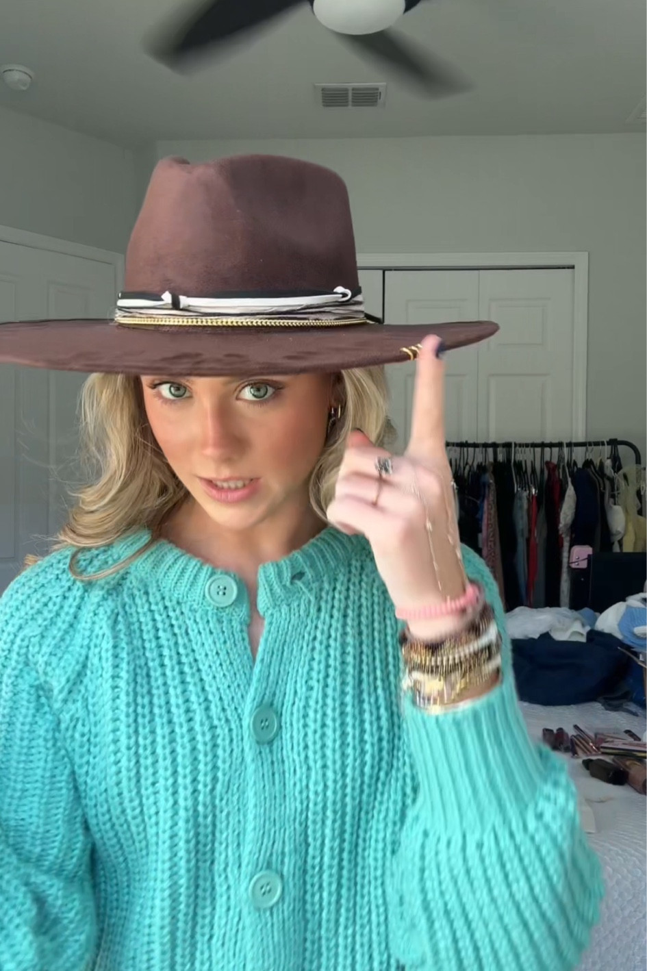 My newest cowboy hat from Her Story! Espresso Wide Brim Hat by AB.LINO. Chocolate Rancher Fedora Hat by AB.LINO
Meet our OG wide-brimmed Rancher fedora. This hat is designed to make a statement — for elegance, for everyday and for the billion moments in between. Hand-made from stiffened Mexican suede with a rigid brim and crown, this style is designed to hold its shape through thick and thin. @herstory @ablinohats 

#LTKSeasonal #LTKHoliday #LTKStyleTip